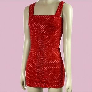 Retro Polka Dot Mini Dress